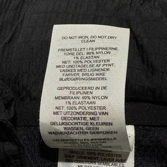 Gymshark Womens Jacket Speed Windbreaker Vented Packable Hood Black Size XS FK - Picture 5 of 7